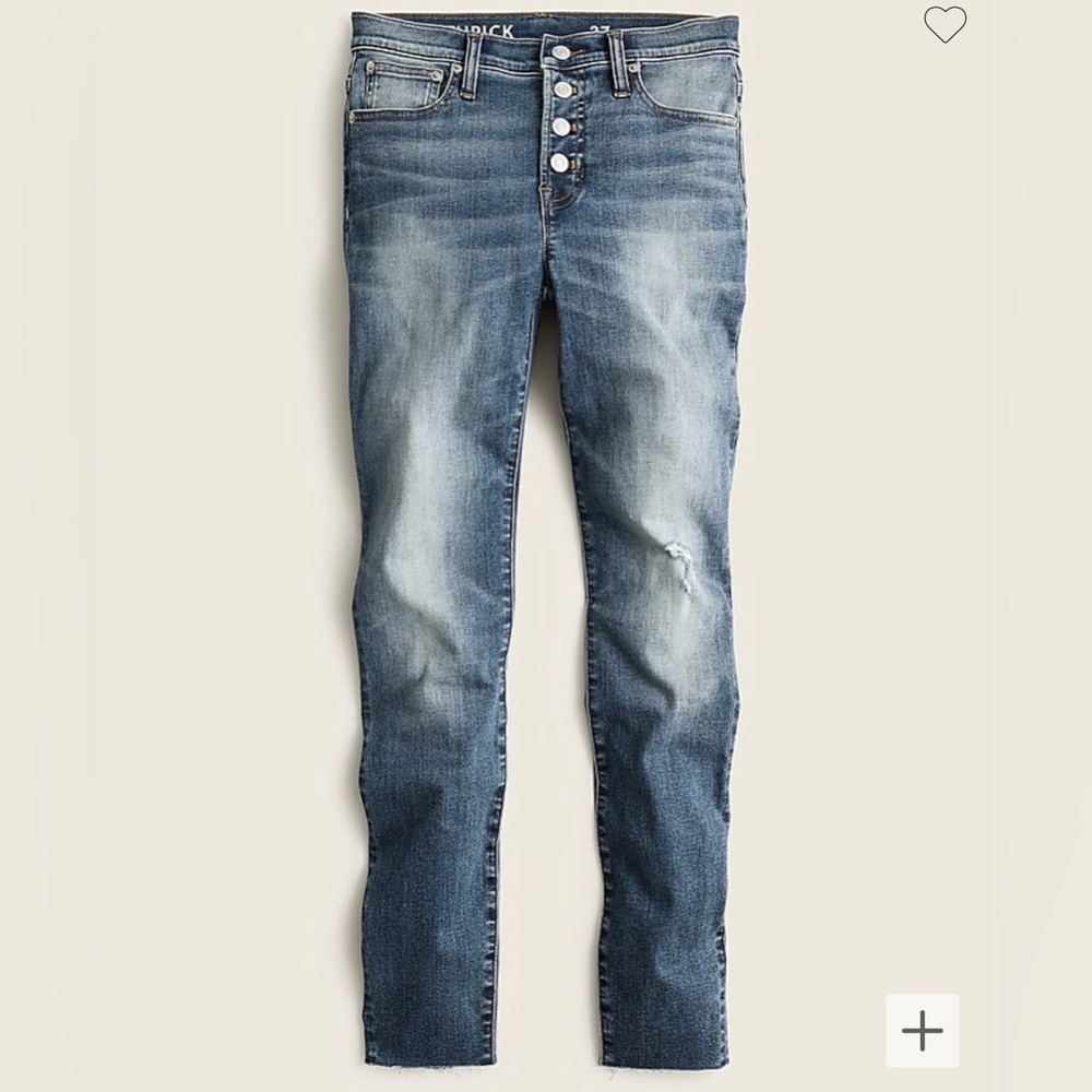 J Crew Toothpick High Rise Jean - Picture 2 of 7